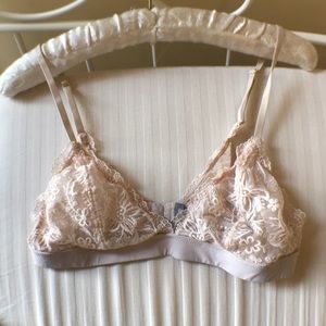 Delicate baby pink bralette